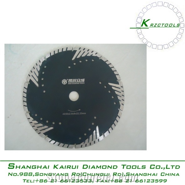 Hot Press Diamond Saw Blade with Wave Protected Te