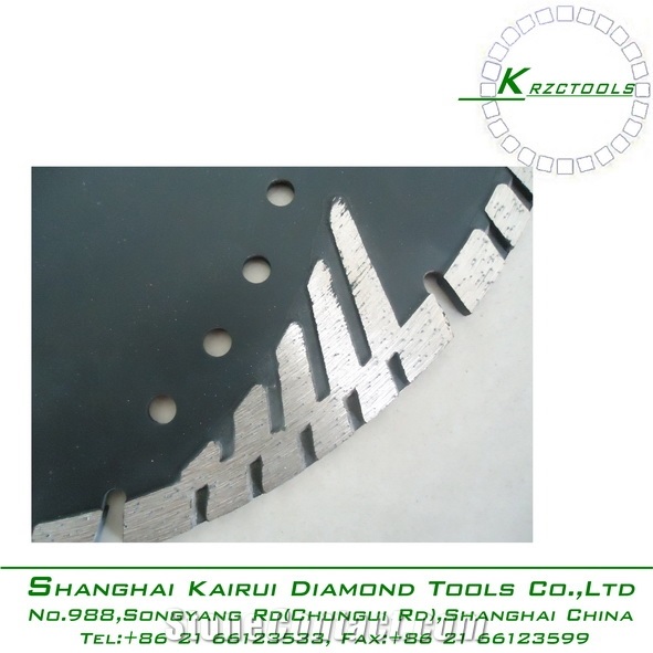 Hot Press Diamond Saw Blade with Wave Protected Te