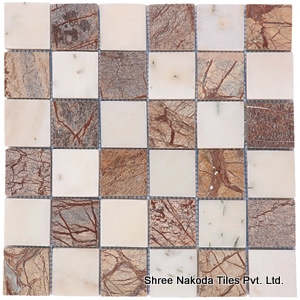 Borneo Wenge Marble Mosaic Borneo Wenge Marble Mosaic