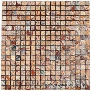 Chocolate M Brown Marble Mosaic
