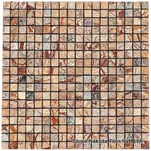 Chocolate M Brown Marble Mosaic