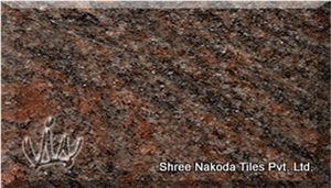 English Teak Brown Granite Tile, India Brown Granite