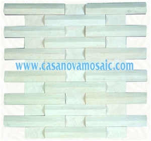 New Light Jade Marble Mosaic, Green Marble Mosaic