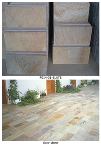 Yellow Slate Floor Tiles