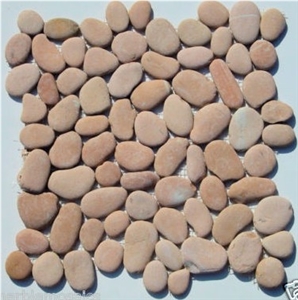 Red Pebble Floor Tiles