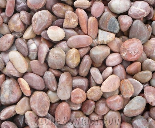 Red Polished Pebble Stone