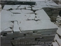 Coral Stone Irregular Cut, Beige Limestone Flagstone