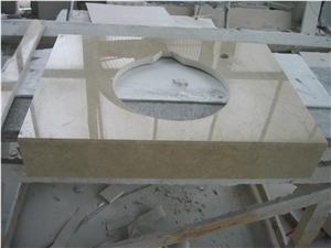 Beige Marble Vanity Top