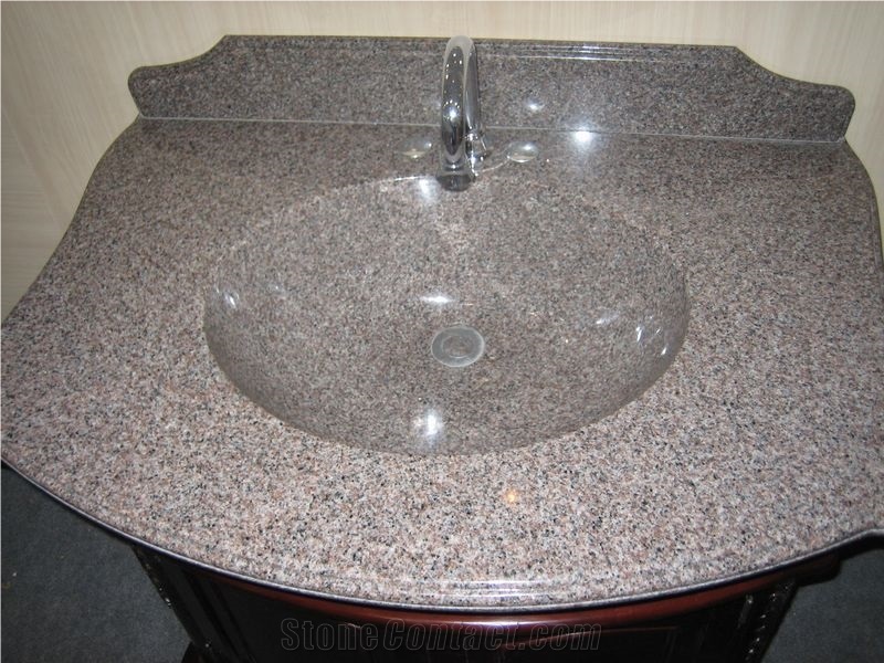 Pink Granite Vanity Top