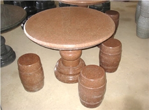 Red Granite Table