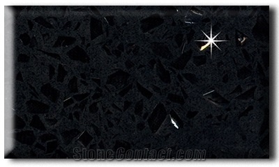 Quartz Stone Black Crystal