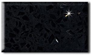 Quartz Stone Black Crystal