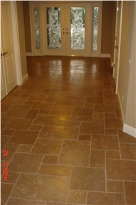 Noche Travertine Tiles,Turkey Brown Travertine
