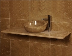Noche Travertine Tiles,Turkey Brown Travertine