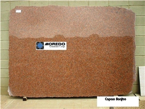 Capao Bonito Red Granite Slabs