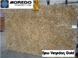 New Venetian Gold Granite Slab,Brazil Yellow Granite