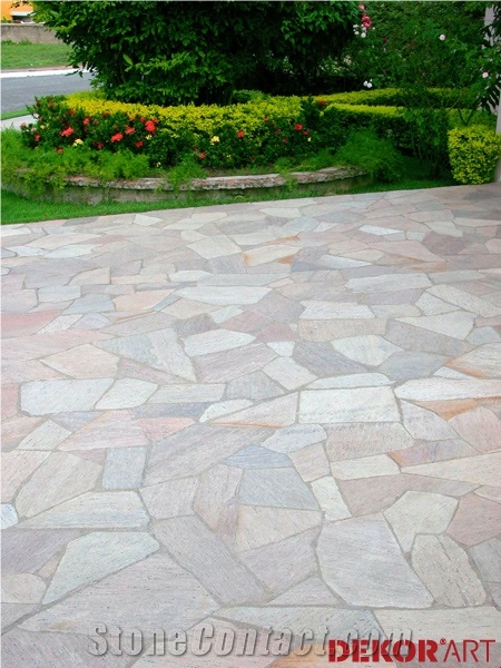 Rose Quartzite Flagstone Paver