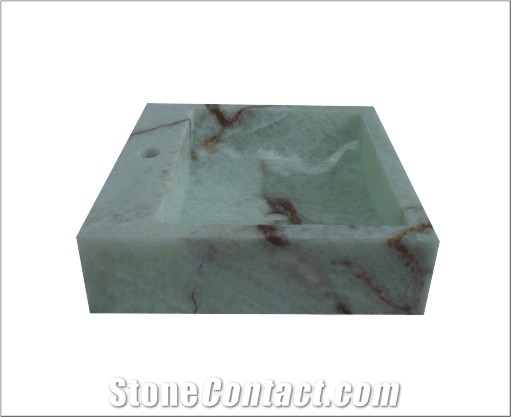 Pakistan Green Onyx Sinks