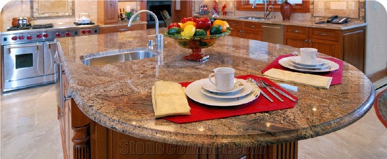 Juparana Florence Granite Coutertops