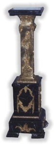Egypt Black Marble Column