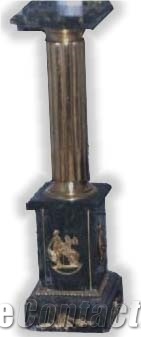Egypt Black Marble Column