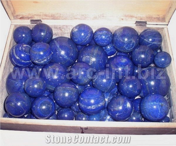 Lapis Lazuli Gemstone Spheres, Stone Balls, Minera