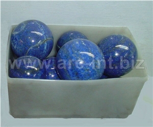 Lapis Lazuli Gemstone Spheres, Stone Balls, Minera