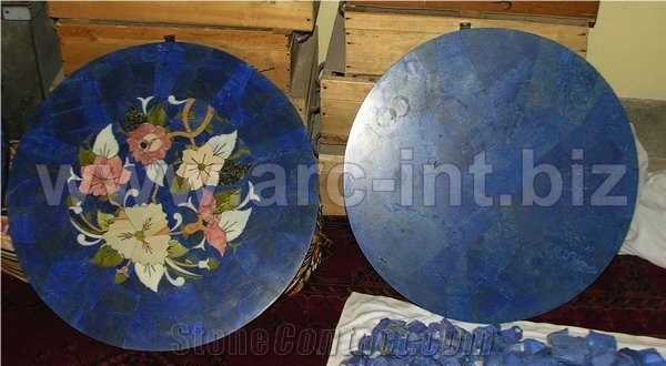 Lapis Lazuli Gemstone Table Top
