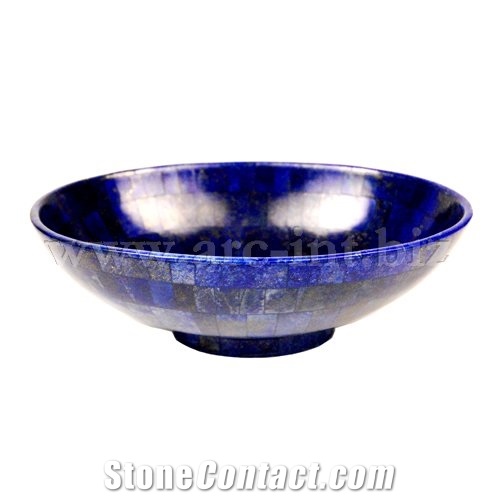 Lapis Lazuli Plates, Blue Marble