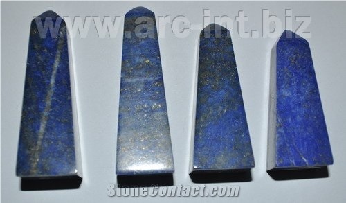 Natural Rock Lapis Lazuli Obsliks Points Wands and, Natural Lapis Lazuli Blue Limestone Art Works