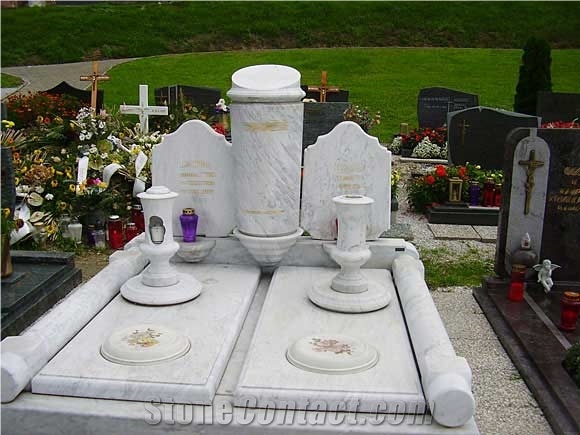 Bianco Carrara Marble Monument, White Marble