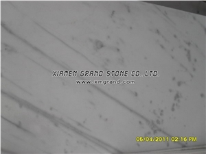 Gx White-China, China Guangxi White Marble Tiles and Slabs, Landscape White Marble Skirting and French Pattern