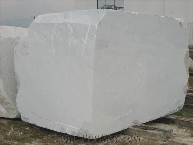 Bianco Carrara Marble Block, Italy White Marble