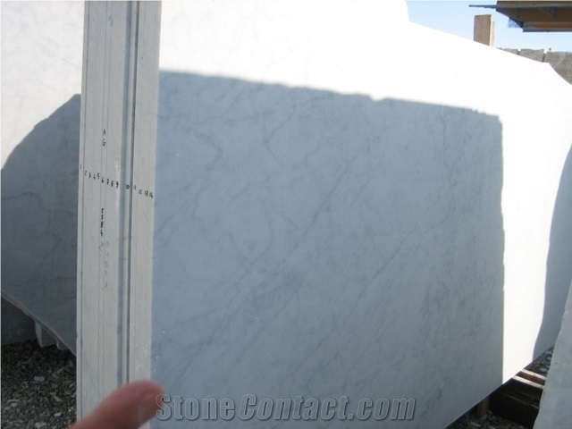 Bianco Carrara Marble Block, Italy White Marble
