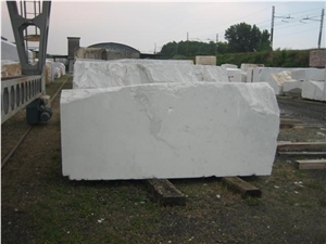 Bianco Carrara Marble Block, Italy White Marble