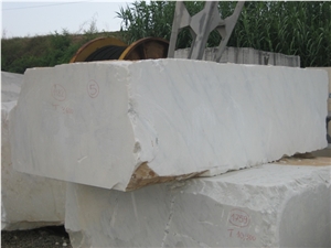 Bianco Carrara Marble Block, Italy White Marble