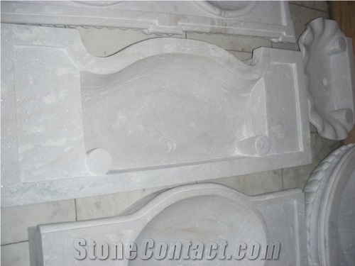 White Marble Wash Basin