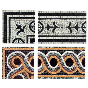 Marble Mosaic Border Line, Mix Marble Mosaic Border