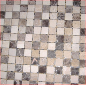 Mix Brown Marble Mosaic