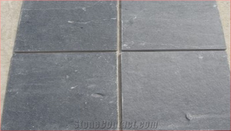 Balck Slate Slabs & Tiles