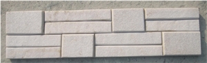 China Quartzite Ledge Stone, White Quartzite Ledge Stone