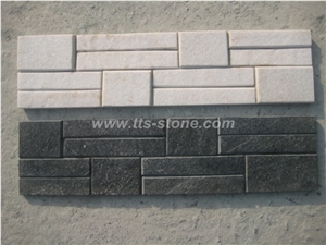 Exterior Decorative Wall Stone, White Quartzite Wall Stone
