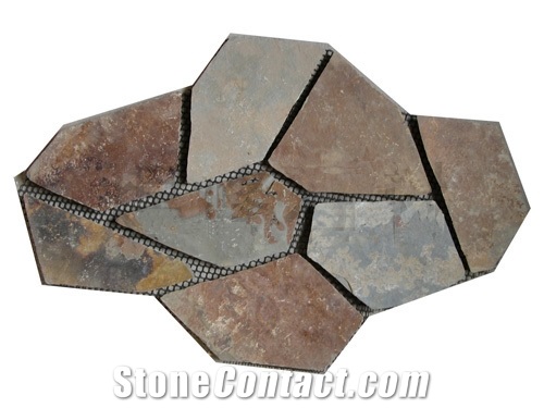 Flagstone Floor Tile, Brown Slate Flagstone