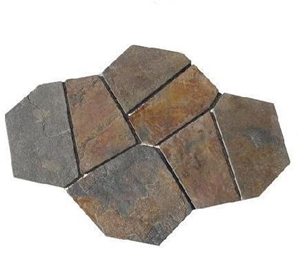 Flagstone Floor Tile, Brown Slate Flagstone