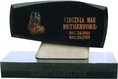 Ever Green Granite Tombstone