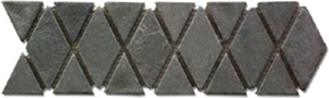 Green Slate Stone Mosaic Border