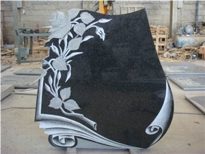 Hebei Black Granite Tombstone