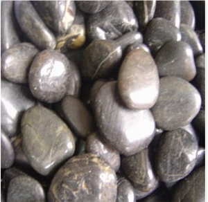 Landscaping River Stone, Brown Slate River Stone