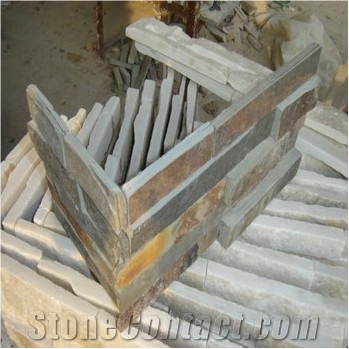 Beige Slate Ledge Stone