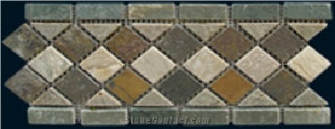Mosaic Slate Border